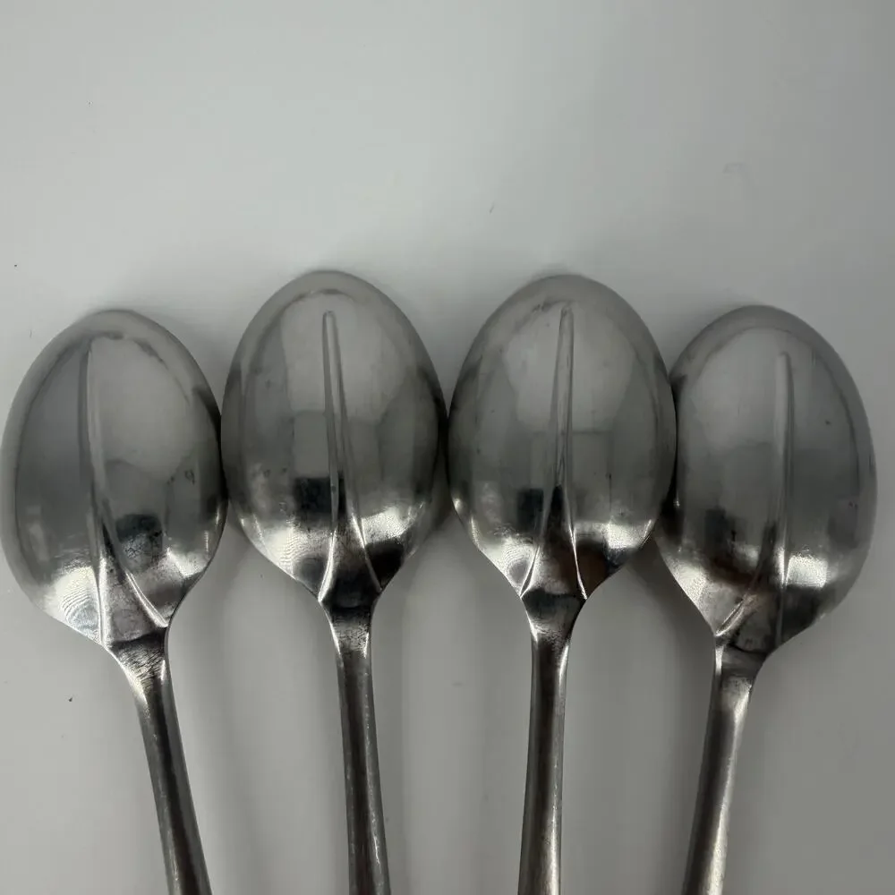 4X Tsp Cooper Bros QUEEN ANNE Stainless Teaspoons England